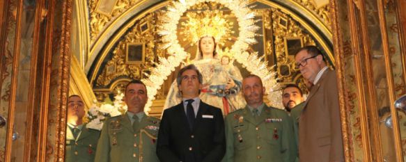 Ofrenda floral de La Legión a la Patrona de Ronda antes de partir al Líbano, En la misión participarán 225 legionarios perteneciente al IV Tercio Alejandro Farnesio, 11 Nov 2015 - 19:10