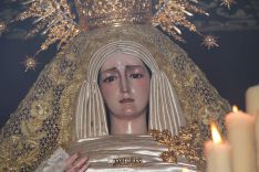 Detalle del rostro de Nuestra Señora de los Dolores // CharryTV