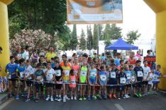 La carrera acogió una categoría infantil. // CharryTV