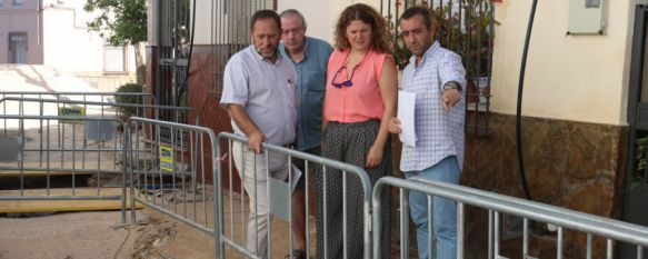 La puesta a punto de calle Arriate, prevista para septiembre, Los trabajos se centran en la mejora de la red de saneamiento, luminaria y pavimentación y cuenta con un presupuesto de 100.000 euros, 04 Aug 2016 - 16:57