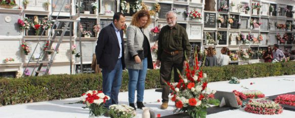 El acto tuvo lugar en el patio número 4 del Cementerio de San Lorenzo. // CharryTV