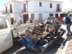 Se han recogido entre 1.200 y 1.300 kilos de basura.  // Rafael Flores
