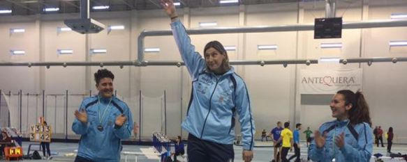 Lorena Aguilar regresa a las pistas y se proclama campeona de Andalucía, La lanzadora de peso del Atletismo Cueva de Nerja consiguió una marca de 12,74 metros , 09 Feb 2017 - 13:33