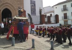 La salida procesional se ha realizado desde la Iglesia de Padre Jesús. // CharryTV