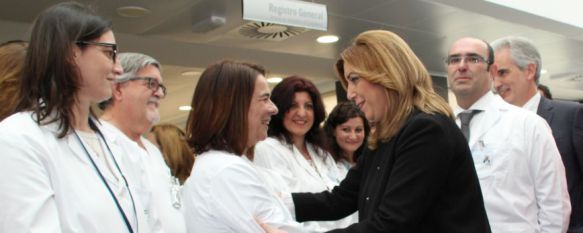 Susana Díaz inaugura el nuevo Hospital Comarcal de la Serranía de Ronda, La presidenta de la Junta de Andalucía anuncia que el centro funcionará a pleno rendimiento a partir del 3 de abril , 20 Mar 2017 - 13:03