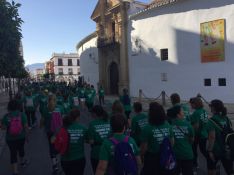 La marcha contó con una considerable participación de público. // CharryTV