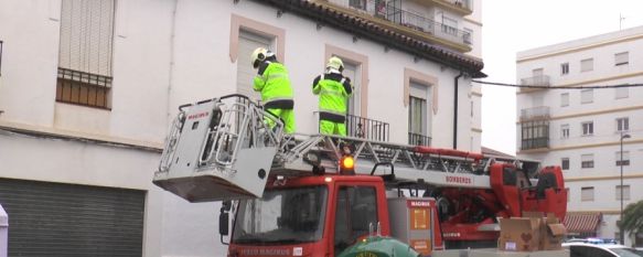 Los bomberos han realizado numerosas salidas a lo largo de la jornada. // CharryTV