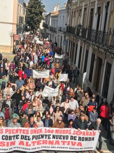 La manifestación contó con más participantes que en el 24 de diciembre. // CharryTV