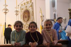 Jóvenes hermanas de La Pollinica, tras decidirse que la hermandad no procesionaría  // CharryTV
