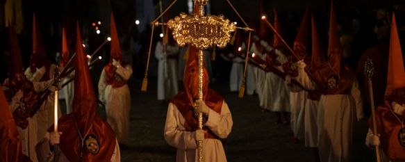 Ronda muestra sus respetos al Santísimo Cristo de la Sangre y Nuestra Señora del Mayor Dolor , Penumbra, recogimiento y sobriedad para cerrar un Miércoles Santo marcado por el buen tiempo , 29 Mar 2018 - 02:17