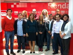 La Gestora mantuvo una reunión con el futuro grupo municipal del PSOE. // PSOE Málaga