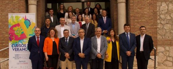 Representantes de la UMA y las distintas sedes, durante el acto de presentación en la capital malagueña // CharryTV