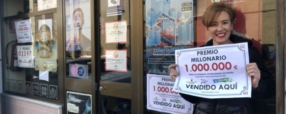 Inmaculada Racero: “Lo mejor es que este premio no tiene retención, es el millón íntegro”, La gerente del estanco en el que se validó el boleto de Euromillones ganador del pasado viernes con un millón de euros espera seguir repartiendo grandes premios , 05 Nov 2018 - 17:44