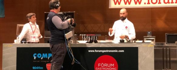 El chef estrella Michelin de Bardal lleva hasta Girona los productos de la Serranía, Benito Gómez ha participado en el fórum gastronómico de esta ciudad para mostrar la importancia de los ingredientes autóctonos en su cocina, 20 Nov 2018 - 19:20