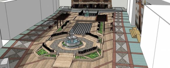 La renovación de la Plaza del Socorro creará nuevas zonas ajardinadas para crear un espacio más íntimo y agradable. // CharryTV