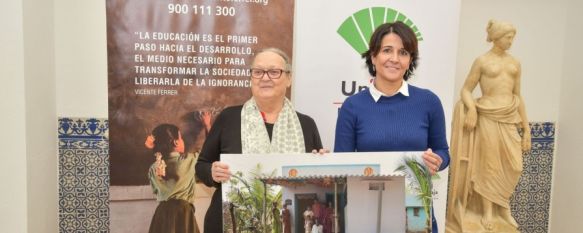 Las fundaciones Unicaja y Vicente Ferrer colaboran en un proyecto de viviendas en India, El acuerdo entre ambas entidades para luchar contra la pobreza en el país asiático ha coincidido con la visita en Ronda de Anna Ferrer, 03 Dec 2018 - 18:37