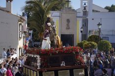 Fue la última salida procesional de la talla de Nuestro Padre Jesús en su Entrada Triunfal en Jerusalén de la Estatuaria Religiosa Virgen de Nuria de Olot que data de de 1952. // Juan Velasco