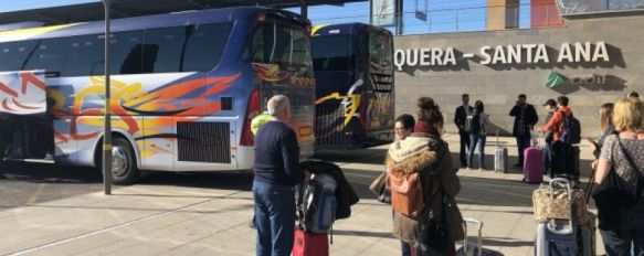 Durante los últimos siete meses los rondeños que viajaban en tren tenían que ir en autobús hasta la estación de Antequera - Santa Ana // CharryTV