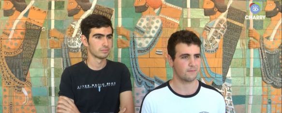 Dos alumnos del Martín Rivero premiados en el XXXIº Certamen de Jóvenes Investigadores, Daniel Montesinos y Adrián Fernández han logrado un segundo premio dotado con 3.000 euros por su proyecto para la construcción de un detector de muones cósmicos, 20 Jun 2019 - 20:12