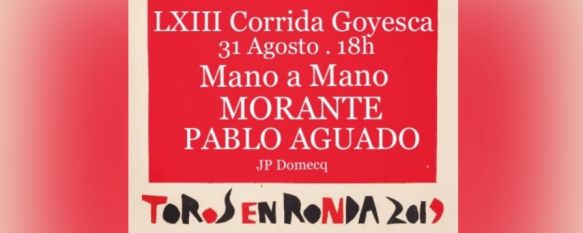 Pablo Aguado sustituirá a Roca Rey en el mano a mano con Morante de la Goyesca, Pese a que el sevillano estaba anunciado en Palencia para el 31 de agosto, las gestiones de Francisco Rivera han hecho posible su presencia en la tradicional corrida, 26 Aug 2019 - 19:15