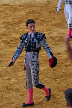 Moli de Ronda, tras cortar una oreja al primero de su lote  // JCB