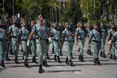 Efectivos del Grupo de Caballería Reyes Católicos, II de La Legión, durante el desfile // Juan Velasco 