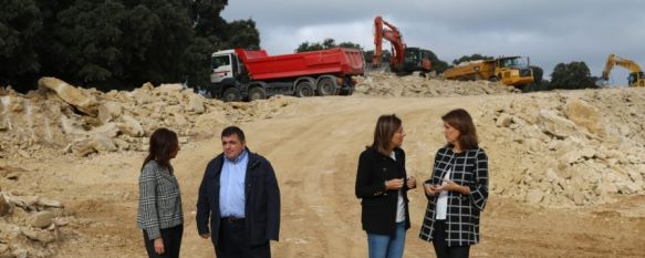 Los trabajos se están ejecutando a buen ritmo según ha indicado la delegada provincial de Fomento  // CharryTV