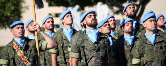 La Legión despide en Almería al contingente Libre Hidalgo XXXII que desplegará en Líbano, El acto estuvo presidido por el general Marcos Llago, jefe de la BRILEG y contó con la participación de una treintena de legionarios del Grupo de Caballería, 11 Nov 2019 - 13:36