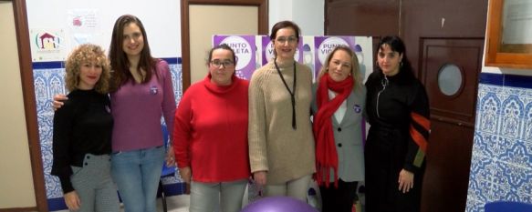 Las voluntarias de Rondafem prevén retomar su trabajo en el Punto Violeta en eventos multitudinarios que surjan después de las fiestas navideñas. // CharryTV