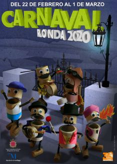 La imagen que anuncia el Carnaval de Ronda 2020 es obra del artista local Chemi Ramírez. // CharryTV