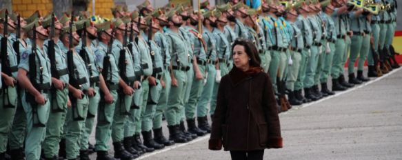 La ministra de Defensa vuelve a elegir Ronda para alabar la vocación de servicio de La Legión, Margarita Robles ha asistido a una formación de Sábado Legionario y a una exposición sobre capacidades operativas y los 101 Kilómetros, 06 Mar 2020 - 19:53