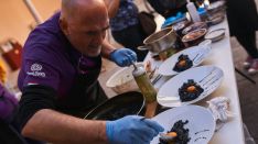 El plato con sabores del mar del riojano Ángel Palacios conquistó a los jueces del concurso. // CharryTV