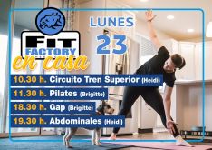 Programa de entrenamiento de Fit Factory para el día de hoy. // Fit Factory