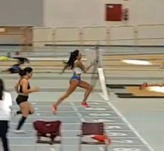 Rodríguez durante el Campeonato Nacional de Atletismo de Antequera. // CharryTV