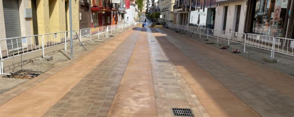 Las obras de la calle Virgen de la Paz están ejecutadas al 80% , El Jefe de Obras de la empresa rondeña Bongo Adecuaciones S.L., Cristóbal Avilés, estima que los trabajos, con una inversión de 80.000€, se reanudarán en los próximos días, 07 Apr 2020 - 17:47