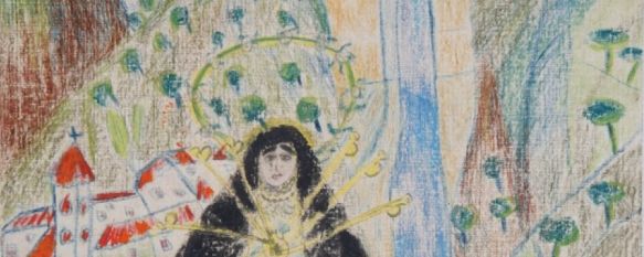 “Virgen de los Siete Dolores”, el dibujo de Lorca que parece reflejar el Puente Nuevo, El poeta ilustró una imagen mariana en 1924, que colgaba de la cabecera de su cama de su residencia de estudiantes en Madrid, y que regaló al pintor Gregorio Prieto, 13 Apr 2020 - 11:35