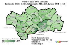 Los datos del COVID-19 en Andalucía por distritos sanitarios // Juan Velasco