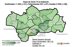 Los datos del COVID-19 en Andalucía por distritos sanitarios // Juan Velasco