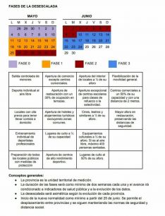 Esquema sobre las acciones que se llevarán a cabo en cada fase. // CharryTV