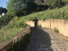 Hay quienes han tenido la posibilidad de optar por un recorrido rural por el carril del Arroyo de las Culebras. // Ignacio Garrido