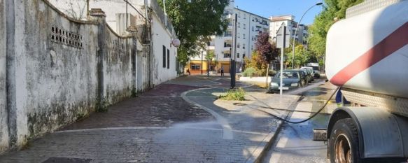 SOLIARSA estudia contratar nuevo personal para llevar a cabo tareas de desbroce, De los 60 operarios de la empresa municipal de limpieza, 40 de ellos desinfectan por grupos calle por calle, incidiendo en las zonas de mayor tránsito, 07 May 2020 - 19:43