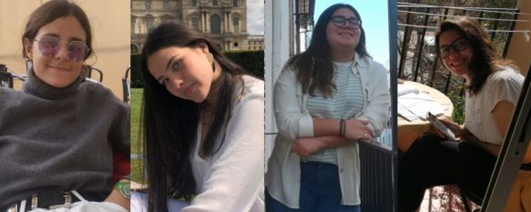 Lucía, María Esperanza, Paloma y María afrontan con optimismo el nuevo modelo de examen pese a los cambios que este sufrirá respecto a otros años. // CharryTV