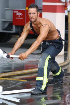 El bombero José Antonio García ha sido uno de los creadores de esta iniciativa. // Cedida