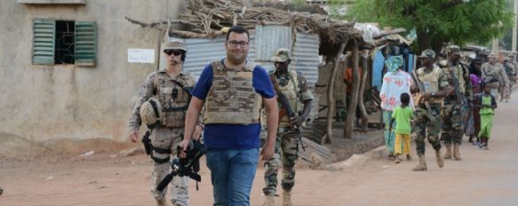 Guerrero ha acompañado a La Legión de Ronda en sus dos últimas misiones en Mali // Miguel Temprano