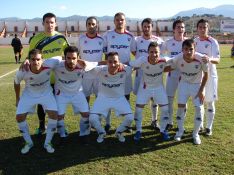 Once inicial con el que formó el conjunto rondeño ante el Comarca de Níjar. // Miguel Ángel Navarro Mamely