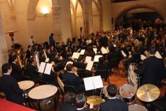 La Agrupación Musical ‘Aureliano del Real’, Banda Municipal de Música, interpretó diferentes piezas propias de esta época del año.  // CharryTV