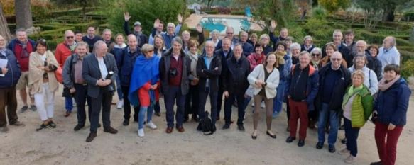 Los miembros del club de cata belga visitaron la Serranía en 2019 para conocer de primera mano los vinos de bodegas de la comarca. // Gema Pérez