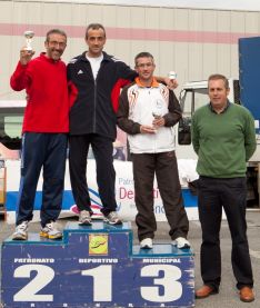 Tres rondeños en el podio de la categoría Master 40. // Jesús López