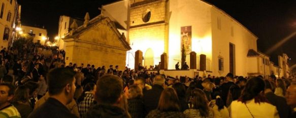 Imagen de archivo de un Jueves Santo en el Barrio de Padre Jesús. // CharryTV