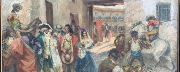 La Real Maestranza adquiere un óleo sobre lienzo de Francisco Hohenleiter, Bajo el título “El patio de cuadrillas de la Plaza de Piedra de Ronda”, la obra del pintor gaditano está fechada en 1947, 14 Apr 2021 - 16:35